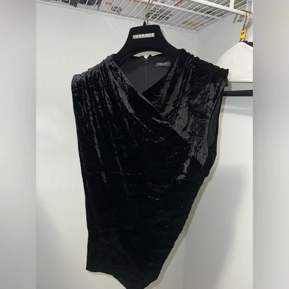 Versace suede runway top 2023 - Picture 2 of 8